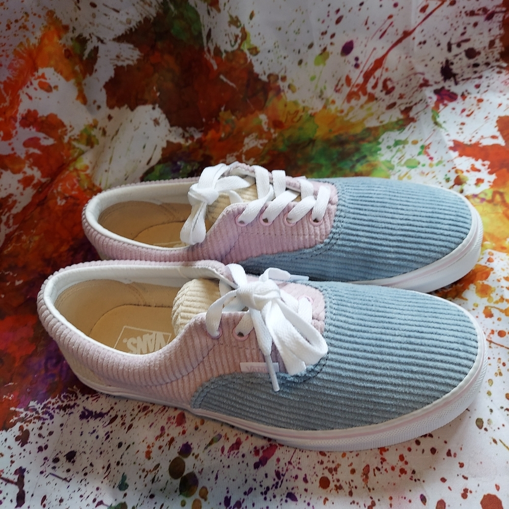 Vans Era Corduroy Colorblock Shoes - Picture 6 of 9